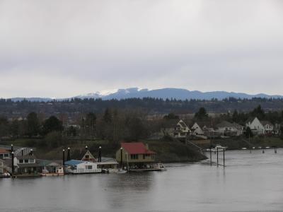 On the first day (March 3rd, Randys birthday) we arrived in Portland, Oregon.