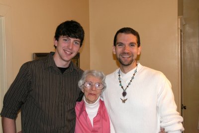 Dawson (6' 7), Jill, and Mark