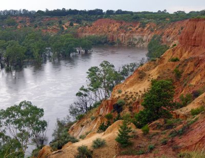 Murray River and cliffs 
