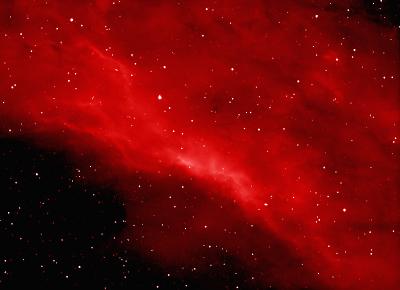 California Nebula in False Color