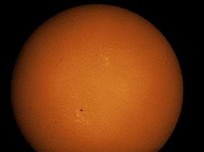 First Sun image with new Coronado 90mm H-Alpha filter