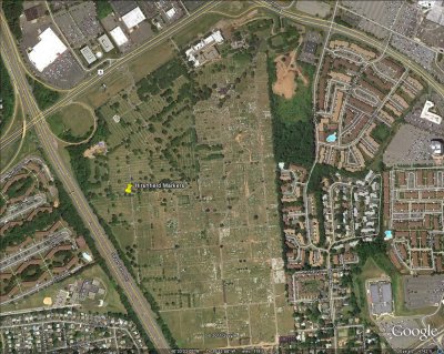 Google Earth showing location