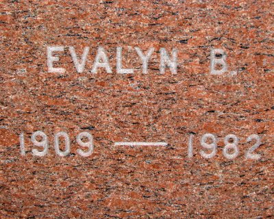 Evalyn inscription