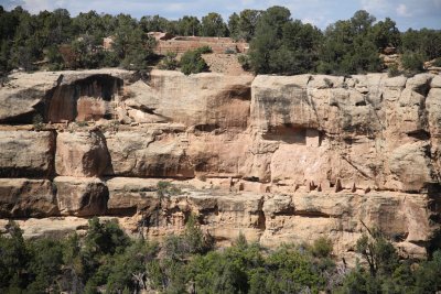 Mesa Verde- CO - Dwellings Above and in Cliff