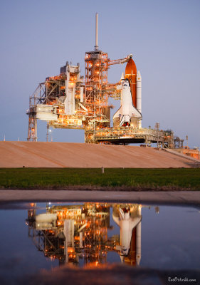 STS-134 reflection 9149