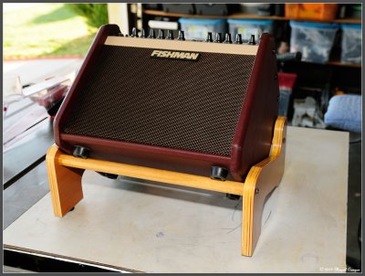 Loudbox Mini on Home Made Stand