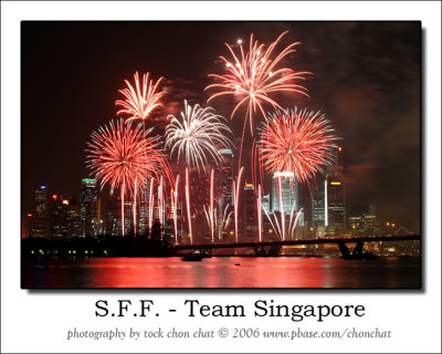 Singapore Fireworks Festival - Team Singapore: 8 Aug 2006