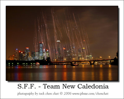 Singapore Fireworks Festival - Team New Caledonia: 11 Aug 2006