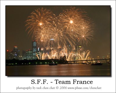 Singapore Fireworks Festival - Team France: 12 Aug 2006