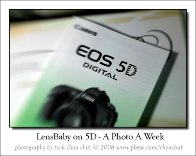LensBaby on the 5D manual