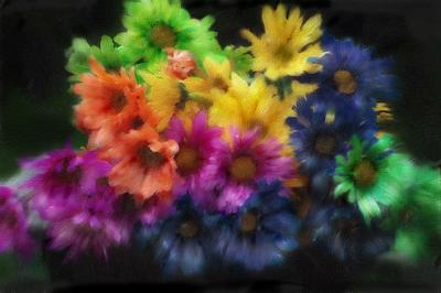 Dyed Flowers