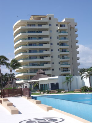 Huge balconies for ocean view partying