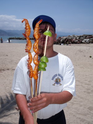 The tasty soft-shelled prawns of Puerto Vallarta