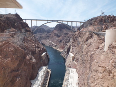 The bridge over Hoover Dam