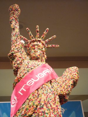 Edible statue of liberty