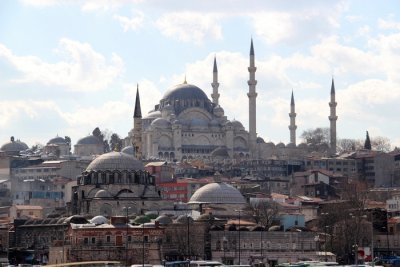 Suleymaniya mosque from Galata Tower