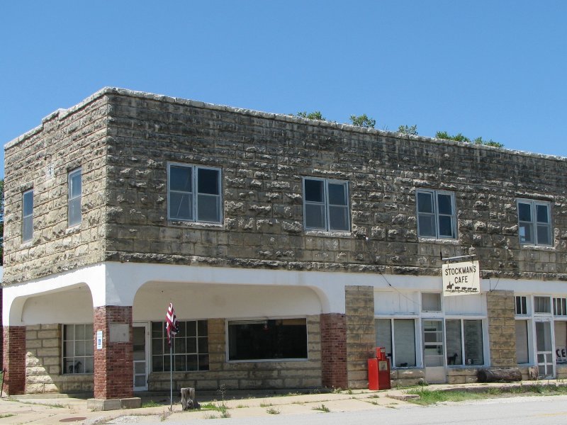 Stockmans Cafe, Cambridge, KS.