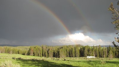 Yellowstone rainbow 2011.