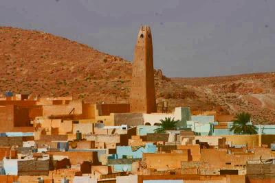 Ghardaia , the famous tower of beni yesguen