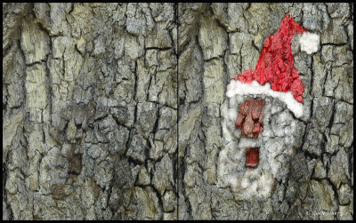 Yawning Santa