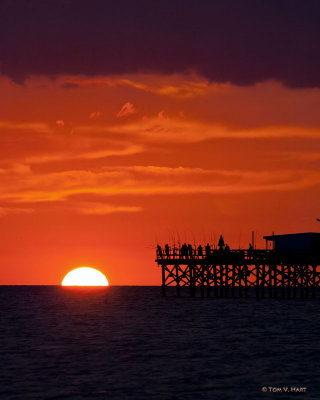 Pier Sunset 6-20-12