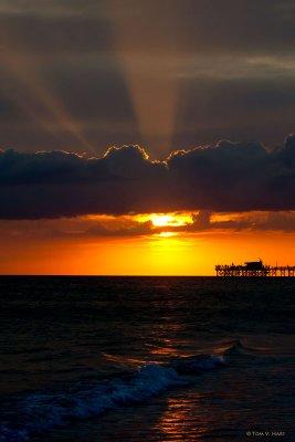 Sunset Pier Reddington Beach 6-19-12
