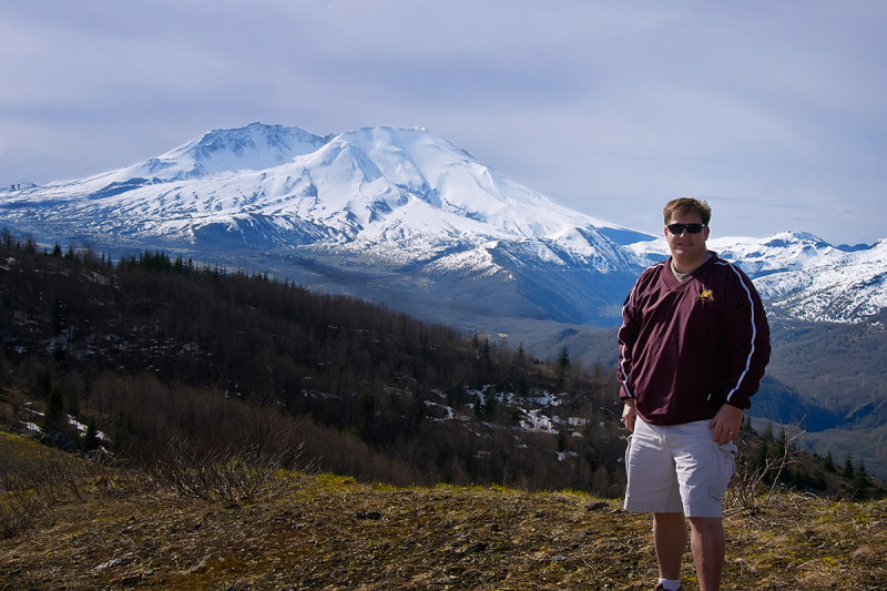 Mike at Mt. St. Helens