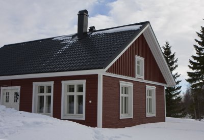 New house in snow II