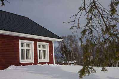 New house in snow III