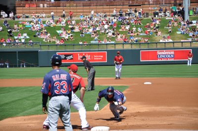 March 2012 Spring Training Casey Kotchman Pick-Off