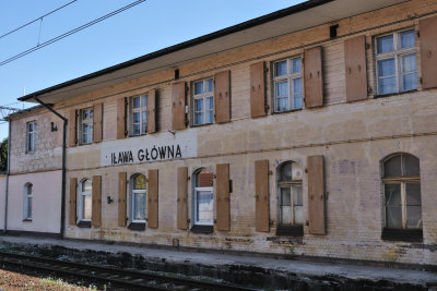 Ilawa - Railway station and surroundings