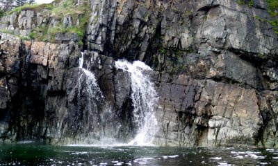 Bay of Bulls water fall