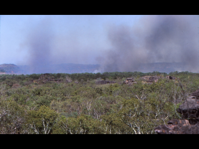 Bush fire, Kakadu NP