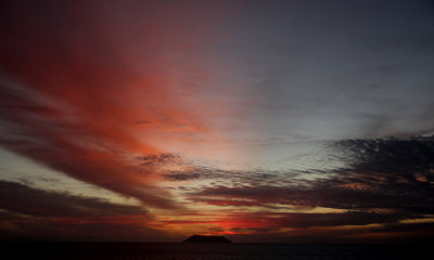 Galapagos sunset
