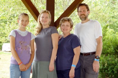 Rebecca, Amanda, Marilyn, and Greg