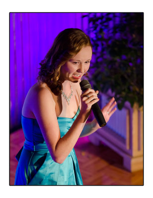 Taylor singing at the The Factory