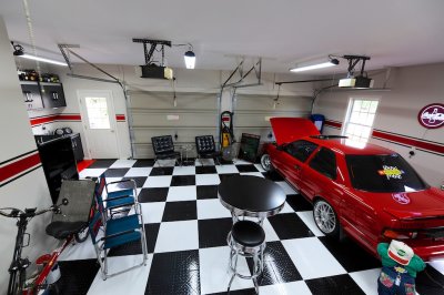 Garage Makeover overhead view