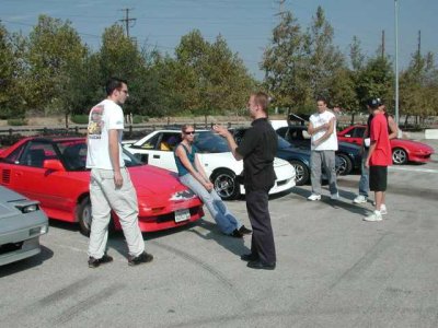 Hansen dam parking lot