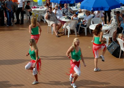 Dancers On Aft Deck