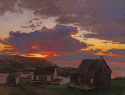 16. Sundown, Monhegan 9 1/2 x 12 1/2