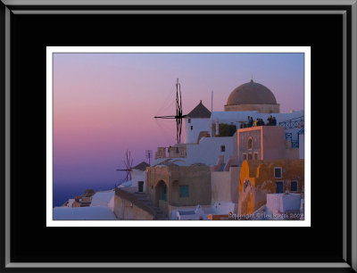 28580 - Sunset in Oia, Santorini  (unframed)