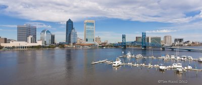 N_112468p  - Jacksonville Skyline panorama