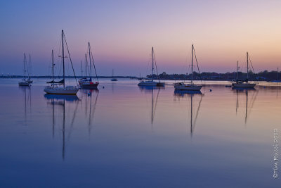 M4_01984 - Sailboats at Sunrise, St. Augustine