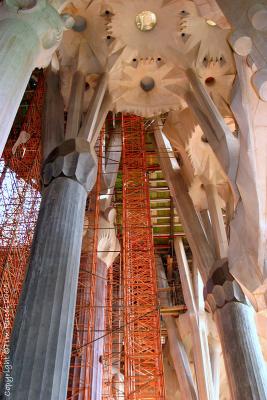 Inside La Sagrada Familia  #39503