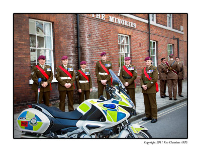 Fall in the NCO's for the Colchester Freedom of the Borough March Through 