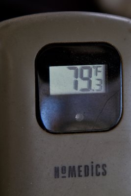 A very warm day