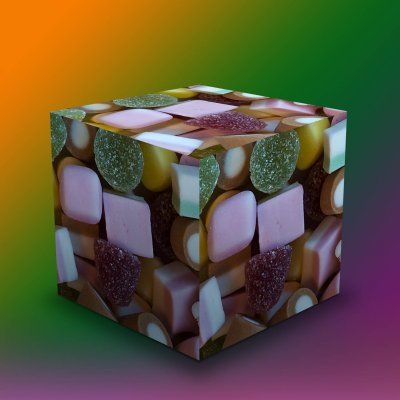 Dolly Mixture Cube