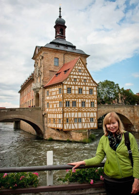 Me, and the medieval rathaus