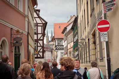 A crowded Saturday night in Bamberg