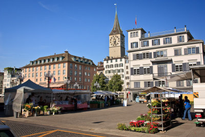 Saturday morning market, Zurich